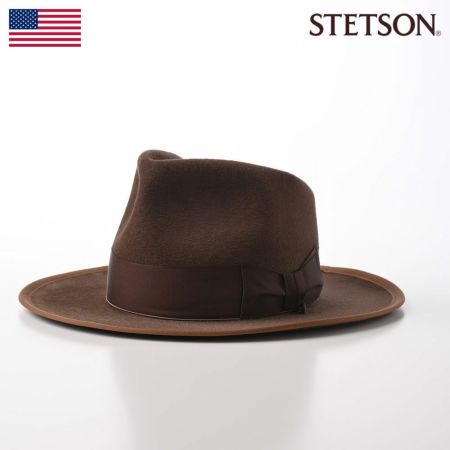 一部予約販売】 kan.c STETSON フェルトハット モカ茶60,70s 