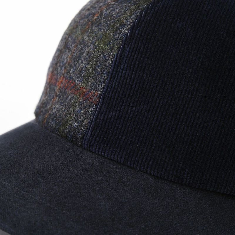 ステットソンのキャップ PATCHWORK CAP（パッチワークキャップ）SE611 ネイビー