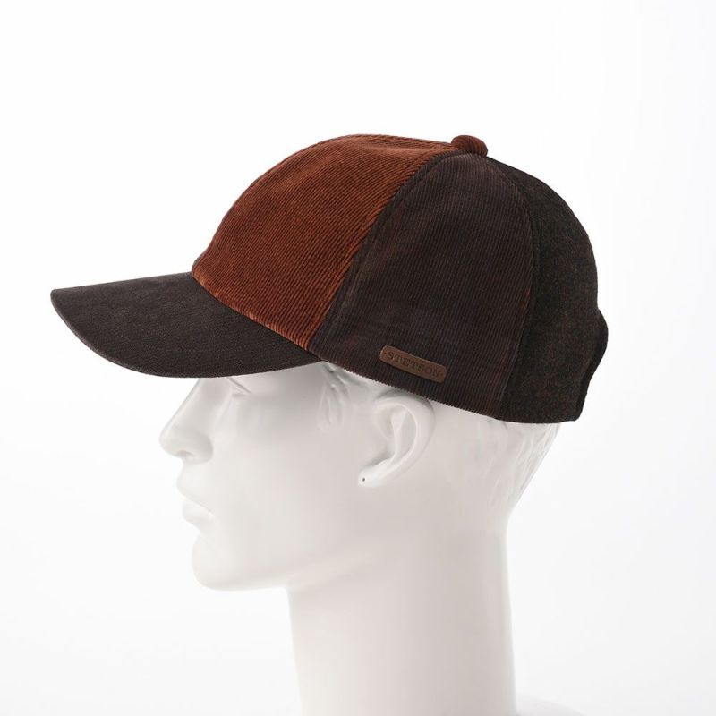 ステットソンのキャップ PATCHWORK CAP（パッチワークキャップ）SE611 ブラウン