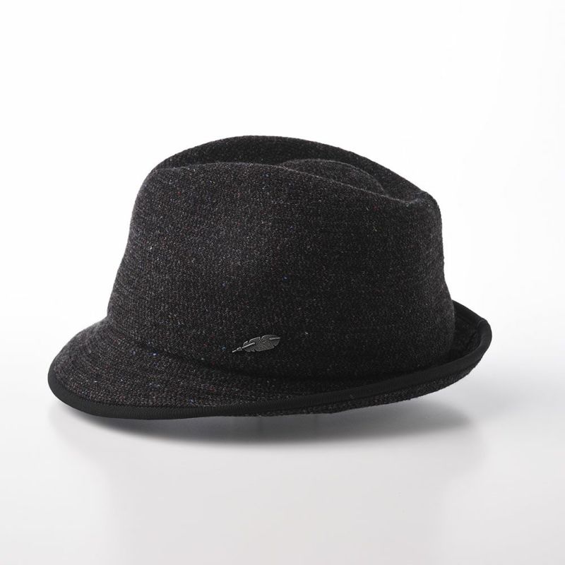 ステットソンの布帛ソフトハット KNIT MANISH HAT（ニットマニッシュハット）SE420 ブラック