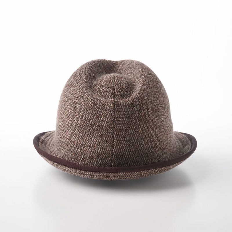 ステットソンの布帛ソフトハット KNIT MANISH HAT（ニットマニッシュハット）SE420 ブラウン