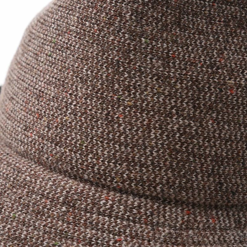 ステットソンの布帛ソフトハット KNIT MANISH HAT（ニットマニッシュハット）SE420 ブラウン