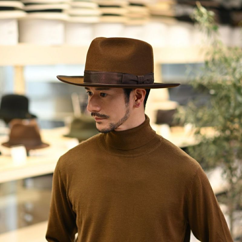 ステットソンのフェルトハット CLN（クローン）SE629 ブラウン