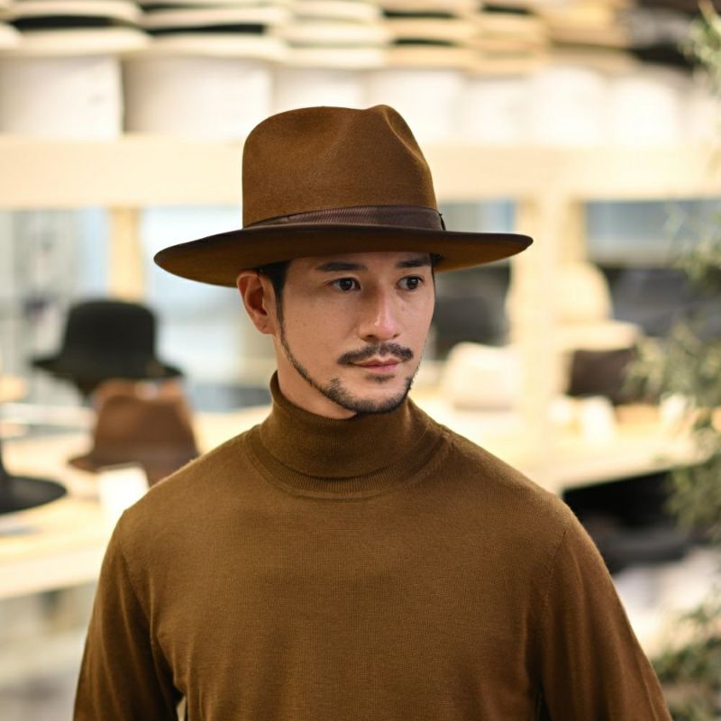 ステットソンのフェルトハット CLN（クローン）SE629 ブラウン