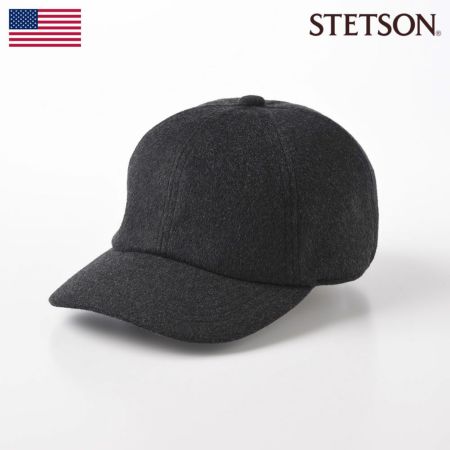 ステットソンのキャップ CASHMERE CAP（カシミヤ キャップ）SE635 チャコールグレー