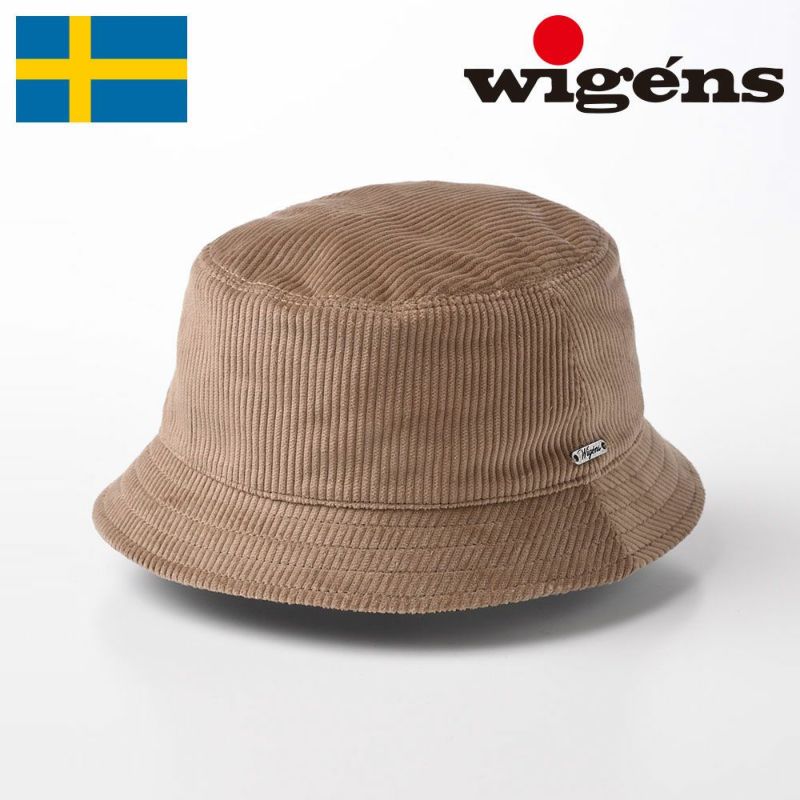 帽子 サファリハット Wigens（ヴィゲーンズ） Bucket Hat Corduroy（バケットハット コーデュロイ）W140300 キャメル