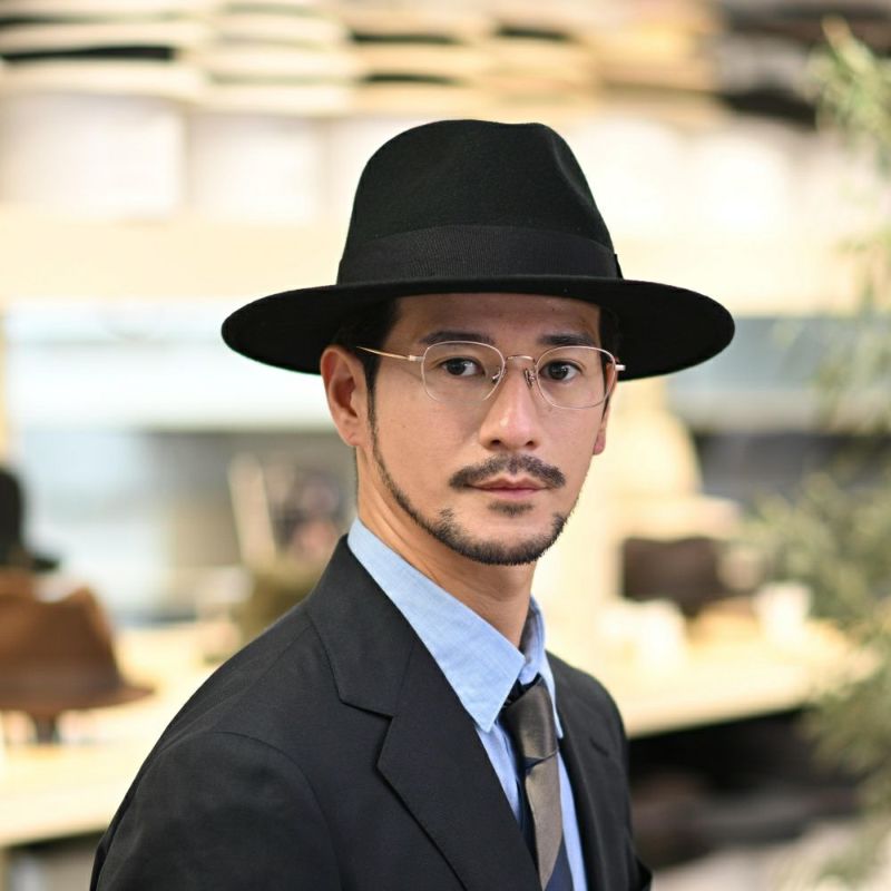 ビガリのフェルトハット ARTHUR（アーサー）ブラック