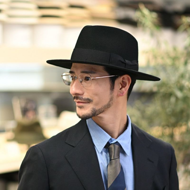 ビガリのフェルトハット ARTHUR（アーサー）ブラック