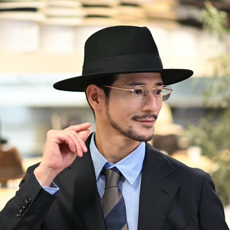 ビガリのフェルトハット ARTHUR（アーサー）ブラック