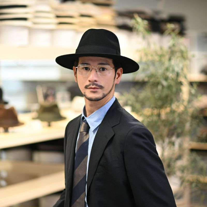 ビガリのフェルトハット ARTHUR（アーサー）ブラック