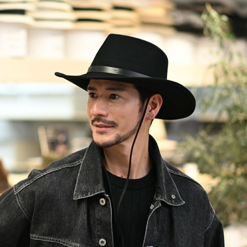 ビガリのウエスタンハット TRIBU（トリブ）ブラック