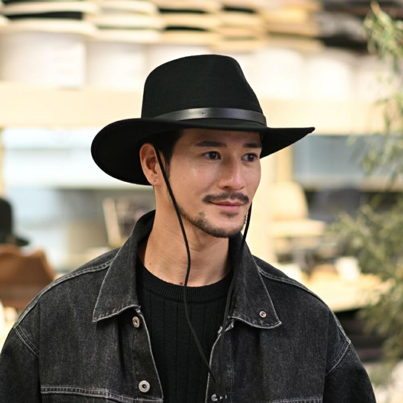 ビガリのウエスタンハット TRIBU（トリブ）ブラック