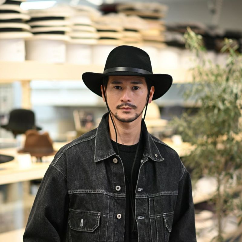 ビガリのウエスタンハット TRIBU（トリブ）ブラック