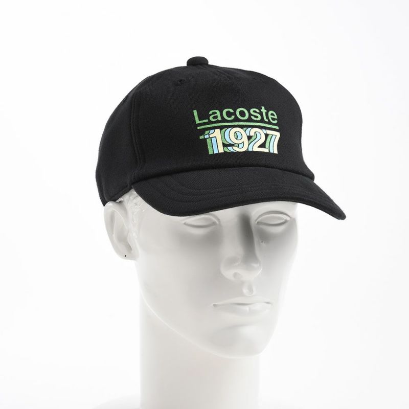 ラコステのキャップ 1927 LOGO CAP（1927 ロゴキャップ） L1202 ブラック