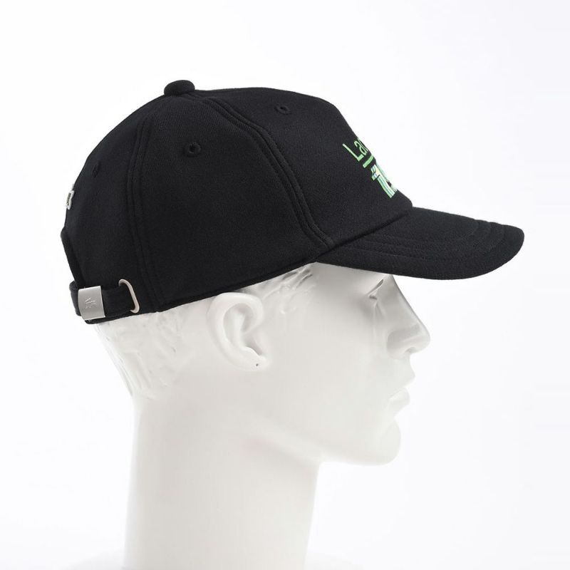 ラコステのキャップ 1927 LOGO CAP（1927 ロゴキャップ） L1202 ブラック