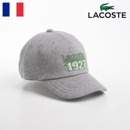 ラコステのキャップ 1927 LOGO CAP（1927 ロゴキャップ） L1202 グレー