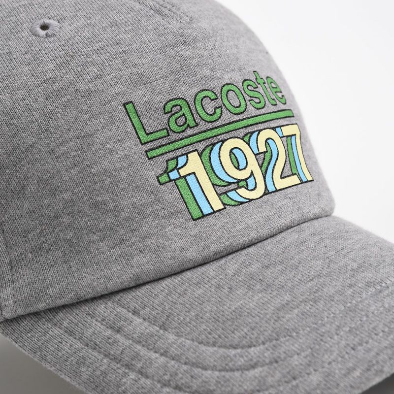 ラコステのキャップ 1927 LOGO CAP（1927 ロゴキャップ） L1202 グレー