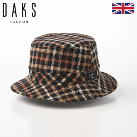 ダックスのサファリハット Safari Wool Tartan（サファリ ウールタータン） D3841 ブラック