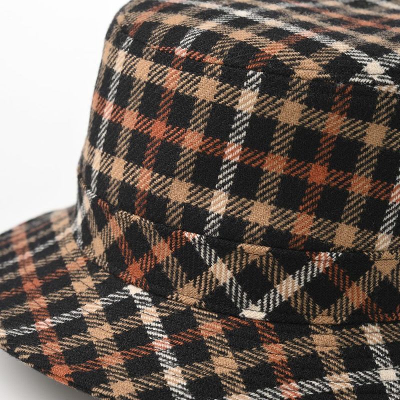 ダックスのサファリハット Safari Wool Tartan（サファリ ウールタータン） D3841 ブラック