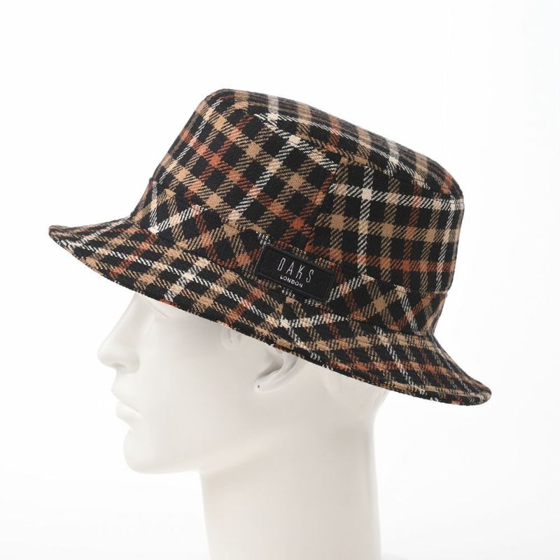 ダックスのサファリハット Safari Wool Tartan（サファリ ウールタータン） D3841 ブラック