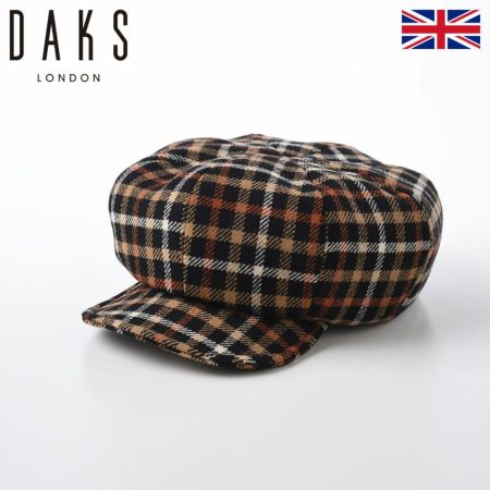 ダックスのキャスケット Casket Wool Tartan（キャスケット ウールタータン） D3842 ブラック