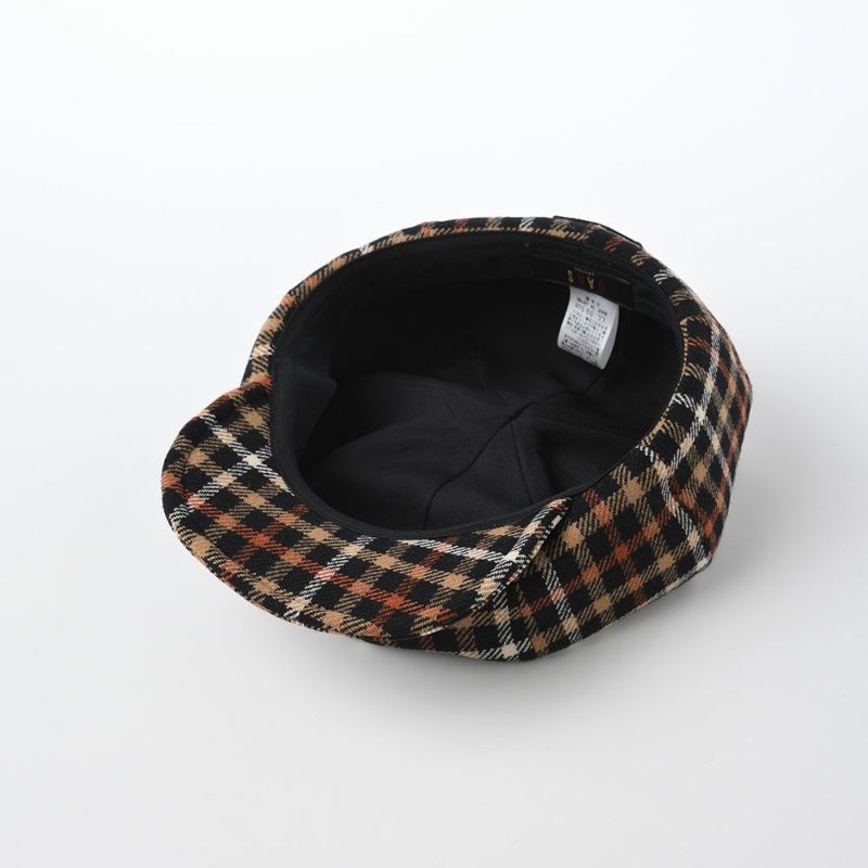 ダックスのキャスケット Casket Wool Tartan（キャスケット ウールタータン） D3842 ブラック