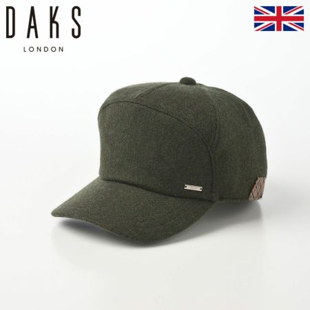 ダックスのキャップ Cap Wool Melange（キャップ ウールメランジ） D3854 カーキ