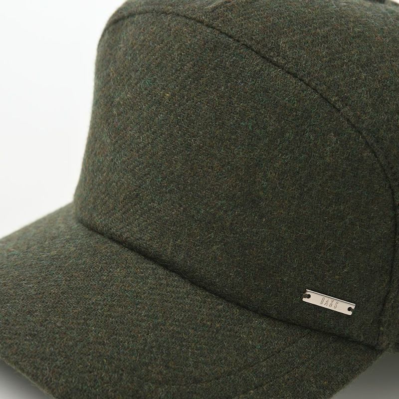 ダックスのキャップ Cap Wool Melange（キャップ ウールメランジ） D3854 カーキ