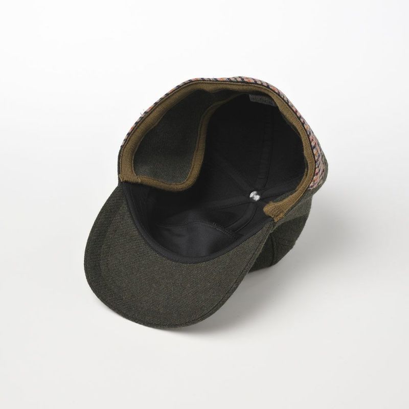 ダックスのキャップ Cap Wool Melange（キャップ ウールメランジ） D3854 カーキ