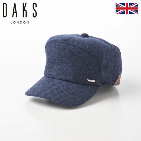 ダックスのキャップ Cap Wool Melange（キャップ ウールメランジ） D3854 ネイビー