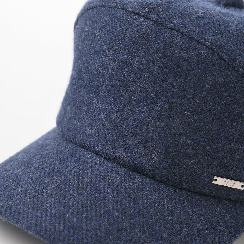 ダックスのキャップ Cap Wool Melange（キャップ ウールメランジ） D3854 ネイビー