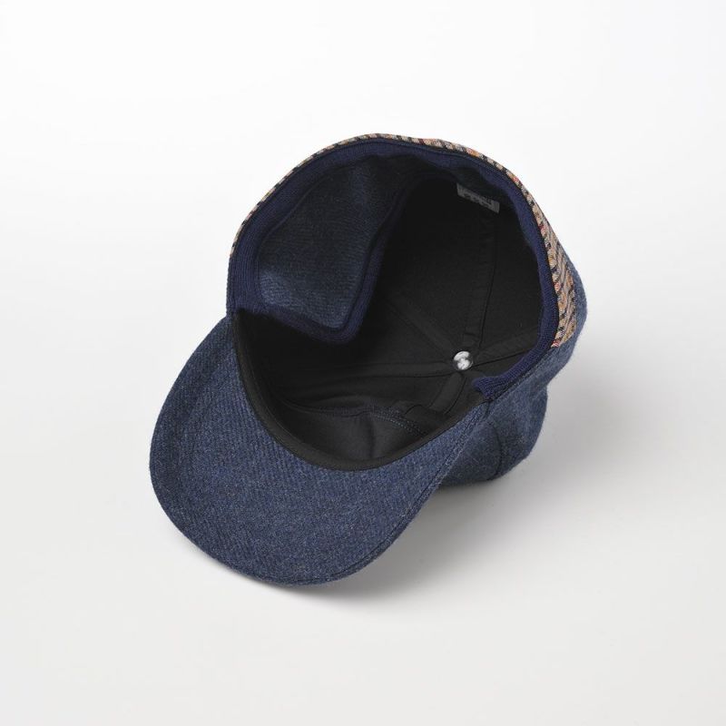 ダックスのキャップ Cap Wool Melange（キャップ ウールメランジ） D3854 ネイビー