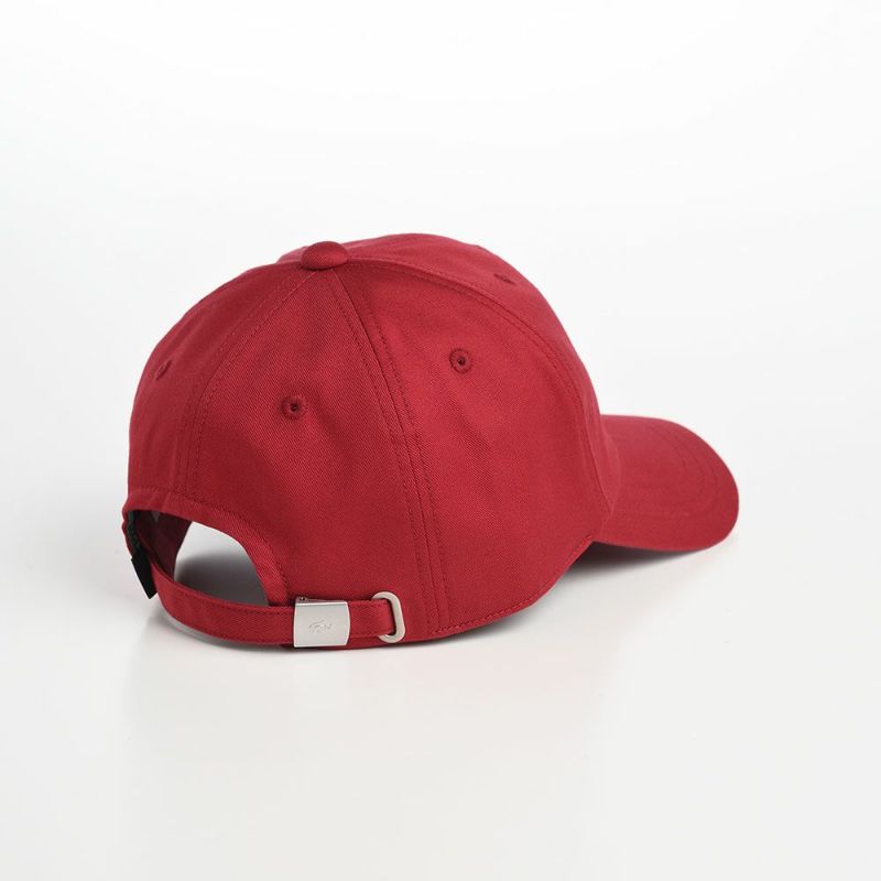 ラコステのキャップ L BIG WAPPEN CAP（L ビッグワッペン キャップ） L1205 ワインレッド