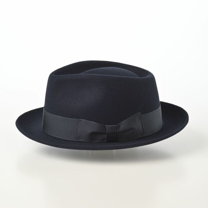 ノックスのフェルトハット Rabbit Fur Trilby Hat（ラビットファー トリルビーハット）KPK ネイビー