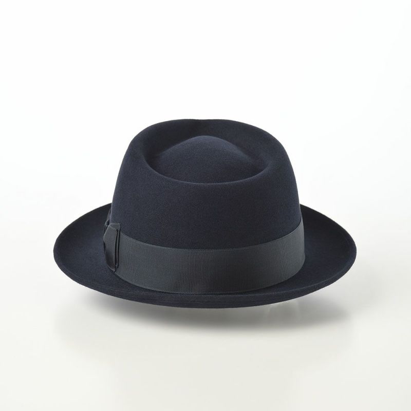 ノックスのフェルトハット Rabbit Fur Trilby Hat（ラビットファー トリルビーハット）KPK ネイビー