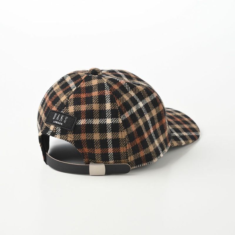 ダックスのキャップ Cap Wool Tartan（キャップ ウールタータン） D3840 ブラック