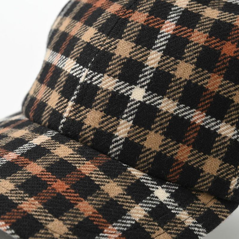 ダックスのキャップ Cap Wool Tartan（キャップ ウールタータン） D3840 ブラック