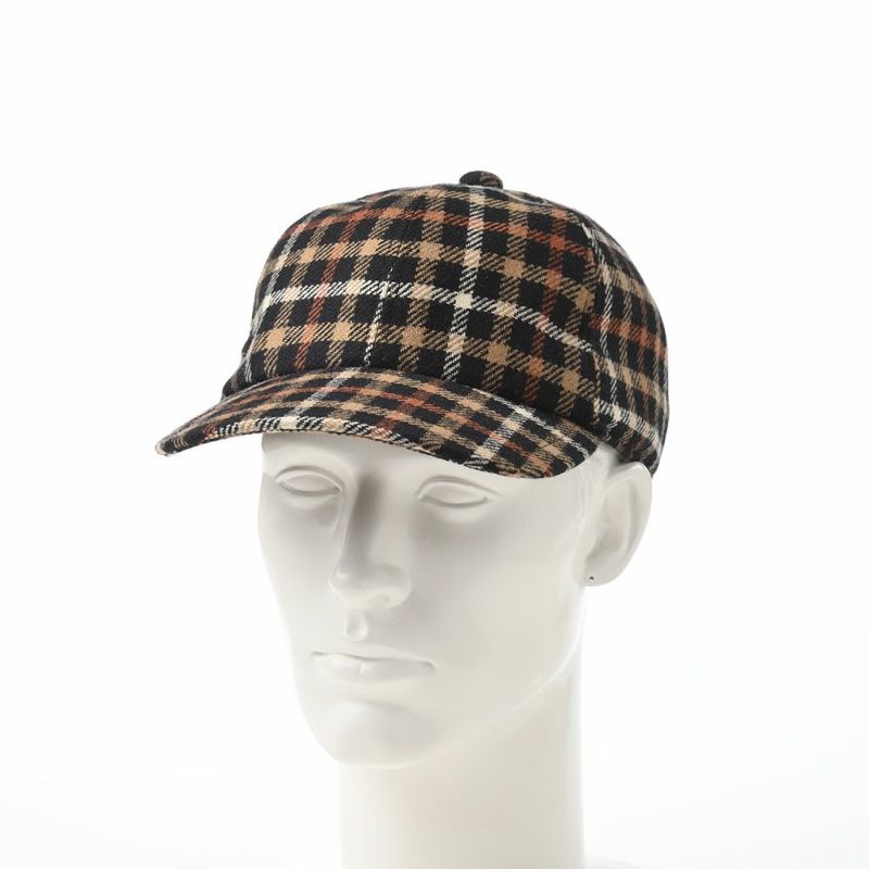 ダックスのキャップ Cap Wool Tartan（キャップ ウールタータン） D3840 ブラック