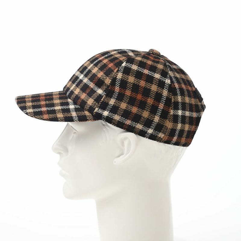 ダックスのキャップ Cap Wool Tartan（キャップ ウールタータン） D3840 ブラック