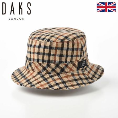 ダックスのサファリハット Safari Wool Tartan（サファリ ウールタータン） D3841 ベージュ