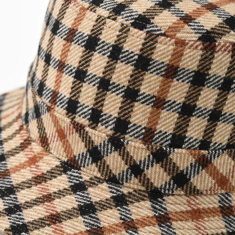 ダックスのサファリハット Safari Wool Tartan（サファリ ウールタータン） D3841 ベージュ