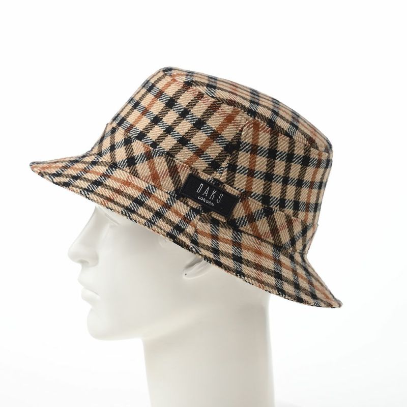 ダックスのサファリハット Safari Wool Tartan（サファリ ウールタータン） D3841 ベージュ