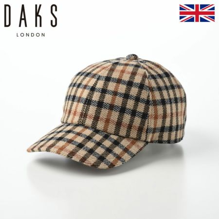 ダックスのキャップ Cap Wool Tartan（キャップ ウールタータン） D3840 ベージュ