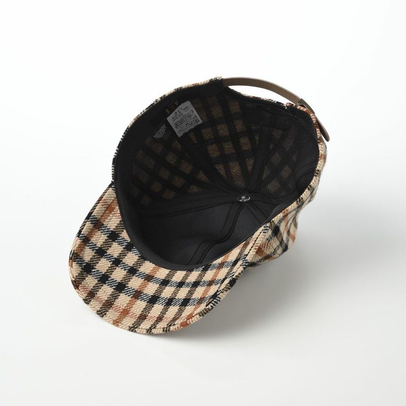 ダックスのキャップ Cap Wool Tartan（キャップ ウールタータン） D3840 ベージュ