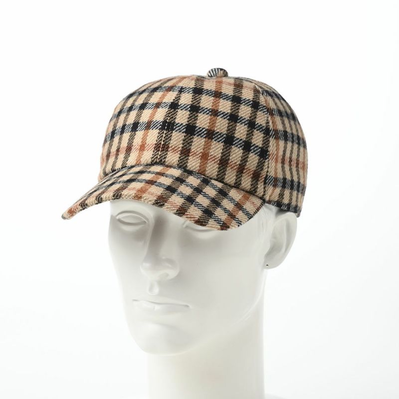 ダックスのキャップ Cap Wool Tartan（キャップ ウールタータン） D3840 ベージュ