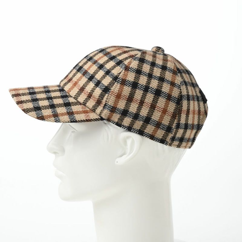 ダックスのキャップ Cap Wool Tartan（キャップ ウールタータン） D3840 ベージュ