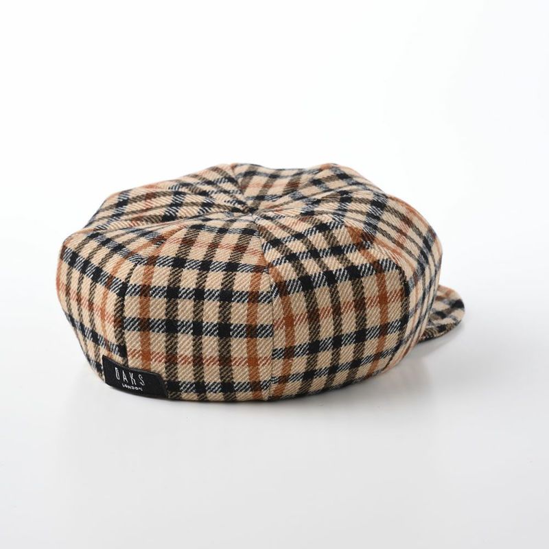 ダックスのキャスケット Casket Wool Tartan（キャスケット ウールタータン） D3842 ベージュ