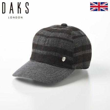 ダックスのキャップ野球帽 Cap Shadow Check（キャップ シャドーチェック） D3857 グレー