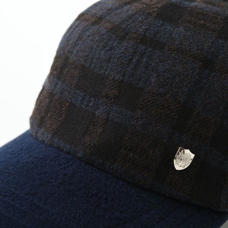 ダックスのキャップ Cap Shadow Check（キャップ シャドーチェック） D3857 ネイビー