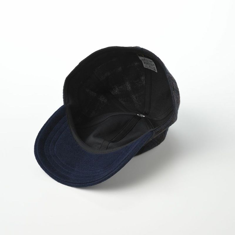 ダックスのキャップ Cap Shadow Check（キャップ シャドーチェック） D3857 ネイビー